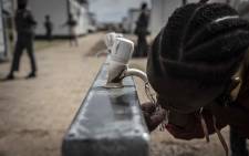 FILE: A child drinks water at a school water fountain. Picture: Abigail Javier/Eyewitness News