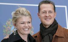 Retired Formula One world champion Michael Schumacher and his wife Corinna Betsch. Picture: Facebook.
