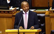 FILE: Deputy President David Mabuza answers questions in the National Assembly. Picture: @PresidencyZA/Twitter