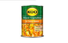 Tiger Brands is recalling certain KOO, Hugo’s and Helderberg canned vegetable products produced from 1 May 2019 to 5 May 2021. Picture: Tiger Brands.
