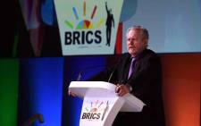 Trade and Industry Minister Rob Davies at the 10th annual BRICS Summit in Sandton, Johannesburg on 25 July 2018. Picture: @SAgovnews/Twitter