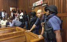 FILE: Security was extremely tight at the Johannesburg High Court when Radovan Krejcir appeared for sentencing. Picture: Vumani Mkhize/EWN.