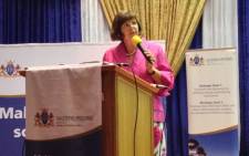 Gauteng Education MEC Barbara Creecy speaks about the 2012 matric results. Picture: Christa van der Walt/EWN.