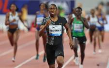 Caster Semenya competes in the women's 800m during the IAAF Diamond League competition on 3 May 2019 in Doha. Picture: AFP