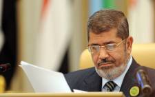 Former Egyptian President Mohamed Morsi. Picture: AFP.