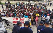 Khayelitsha residents marched to the civic centre in Cape Town to handover a memorandum on 24 May 2016. Picture: Natalie Malgas/EWN.