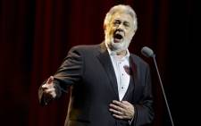 Spanish tenor and conductor Placido Domingo sings during a concert in the Ziggodome in Amsterdam, The Netherlands, on 13 June, 2013. Picture:AFP