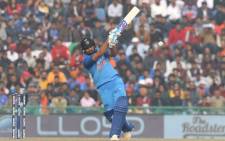 Rohit Sharma during his record third ODI double 100 in Mohali. Picture: @BCCI/Twitter