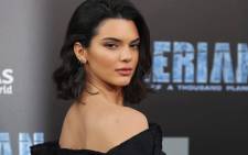 FILE: Kendall Jenner. Picture: AFP.