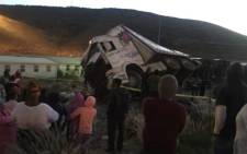 A truck driver was killed on Sunday, 12 May,  after a rock was hurled at his vehicle on the N1 near De Doorns. Picture: Facebook.com  