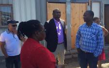 Deputy Minister in the Presidency Buti Manamela conducted a walkabout in the Philippi on 22 February 2016. Picture: Siyabonga Sesant/EWN.