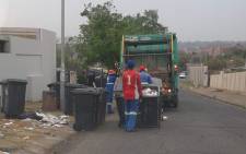 Pikitup staff at work on 6 September 2018. Picture: @CleanerJoburg/Twitter
