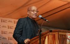 President Jacob Zuma during his visit to the drought-hit at uThungulu District Municipality in KwaZulu-Natal where he launched a drought relief programme. Picture: GCIS.