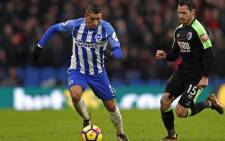 Brighton and Hove ALbion drew 1-1, to earn a valuable point, against Tottenham Hotspur. Picture: AFP.