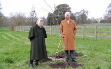 Prince Charles encouraged Britons to mark his mother's 70th year as queen by planting trees around Britain. Picture: Twitter/@RoyalFamily