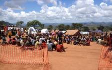 Refugees from Mozambique shortly after arrival in Kapise, Malawi. Picture: UNHCR.