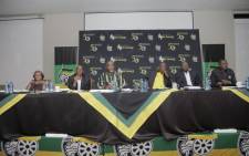 FILE: The African National Congress (ANC)'s top six at the party’s lekgotla in Centurion on 19 January 2020. Picture: @MYANC/Twitter