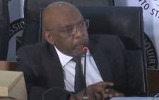 A screengrab of former ANC MP Vincent Smith appearing at the Zondo Commission on 4 September 2020. Picture: SABC/YouTube