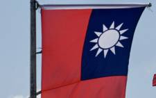 A Taiwan flag during national day celebrations in Taipei on 10 October 2021. Picture: Sam Yeh/AFP