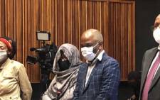 Former senior government officials appearing at the Ridge Magistrates Court on 22 October 2020 after they were arrested for alleged tender irregularities committed at the Gauteng Department of Health in 2007. Picture: Nthakoana Ngatane/EWN



