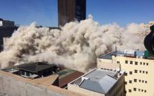The Bank of Lisbon Building has been demolished after it was deemed structurally unfit following a 2018 fire which lasted three days and claimed the lives of three firefighters. Picture: Ahmed Kajee/EWN