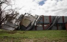 The University in Beira is closed after severe damage to the building, caused by Cyclone Idai.  Picture: Christa Eybers/EWN.