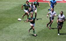 Ruhan Nel scores a try. Picture: Twitter/Springbok Sevens
