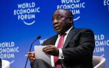 President of South Africa Cyril Ramaphosa at the Forum World Economic Forum on Africa 2019 on 5 September‎ ‎2019. Picture: World Economic Forum/Benedikt von Loebell
