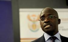 Minister of Public Enterprises Malusi Gigaba speaks at a news conference in Kempton Park on 15 October 2012, following an annual general meeting of the South African Airways. Picture: Werner Beukes/SAPA