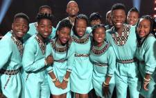 Members of the  Ndlovu Youth Choir pose after reaching the finals of America's Got Talent on 4 September 2019. Picture: @ChoirAfrica/Twitter