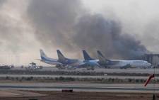 FThe attack comes a day after an attack on the Karachi airport (pictured) in which 26 people were killed. Picture: AFP.