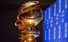 FILE: In this file photo taken on 9 December 2019, Golden Globe statues are set by the stage ahead of the 77th Annual Golden Globe Awards nominations announcement in Beverly Hills. Picture: AFP