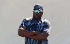 New Titans coach Mandla Mashimbyi for the rest of the 2019/2020 season. Picture: @Titans_Cricket/Twitter.