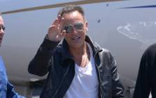 FILE: Bruce Springsteen arrives at Cape Town Airport for a tour of South Africa. Picture: Aletta Gardner/EWN