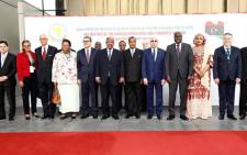 Members of the AU High Level Committee on Libya meet in Brazzaville on 30 January 2020. Picture: @AUC_MoussaFaki/Twitter