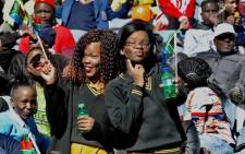 Young people attend the Youth Day commemoration at Orlando Stadium in Soweto. Picture: GCIS.