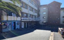 The old Woodstock Hospital in Cape Town is currently being occupied by about 1,400 people. Picture: Kaylynn Palm/Eyewitness News
