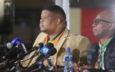 Minister of State Security David Mahlobo. Picture: Christa Eybers/EWN