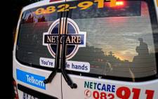 Netcare 911 ambulance. Picture: Twitter/@ArriveAlive.