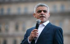 The Mayor of London, Sadiq Khan. Picture: AFP