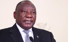FILE: President Cyril Ramaphosa addresses the nation on the country's coronavirus measures on 12 July 2020. Picture: GCIS.