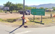 A Google Maps screengrab of the entrance to Grabouw in the Western Cape.