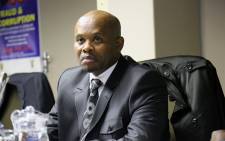 Suspended Gauteng Hawks boss Shadrack Sibiya at an internal inquiry for his involvement in the 2010 rendition of several Zimbabweans on 10 June 2015. Picture: Reinart Toerien/EWN