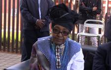FILE. ANC stalwart Winnie Madikizela-Mandela hosted a tea at the Mandela family restaurant for underprivileged children and the elderly members of the Soweto community on 18 July 2014 as part of Mandela day celebrations. Picture: Reinart Toerien/EWN 