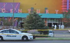 The movie theatre where a gunmen opened fire at the new Batman movie. Picture: AFP