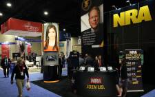 The booth of National Rifle Association (NRA) is seen during Conservative Political Action Conference 22 February 2018 in National Harbor, Maryland. Picture: AFP