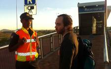 A MyCiti commuter was stranded due to the national bus strike on 26 April 2013. Picture: Carmel Loggenberg/EWN"