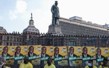 FILE: ANC election posters at Church Square in Tshwane on 27 September 2021. Picture: Abigail Javier/Eyewitness News
