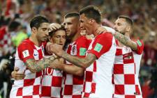 The Croatian football team at the 2018 Fifa World Cup in Russia. Picture: Twitter/HNS_CFF
