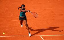 Sloane Stephens in action at the French Open. Picture: @SloaneStephens/Twitter